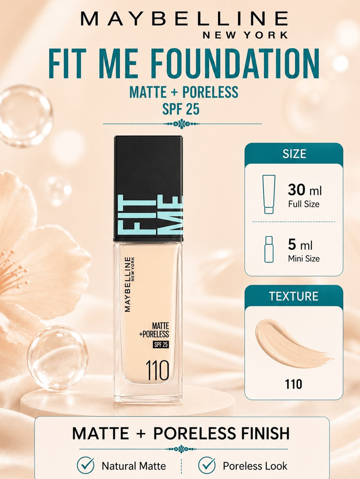 Fit me matte Poreless 16h