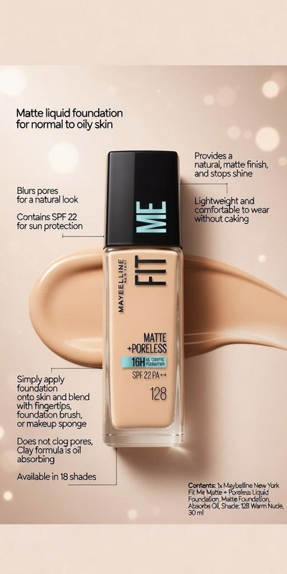 Fit me matte Poreless 16h